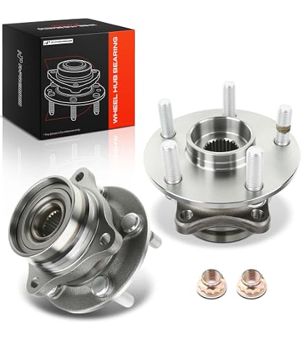 Front Wheel Hub and Bearing Assembly Compatible With 2004 05 06 07